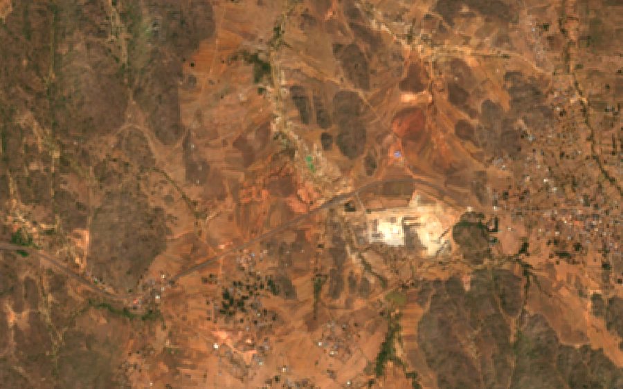 Illegal mining detection from satellite